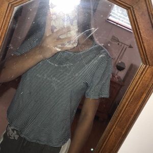 Blue and white basic tee from pacsun